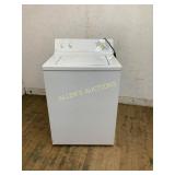 White GE Top-Loading Washing Machine