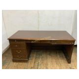 Mahogany Office Desk with Drawers