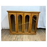 Wood Cabinet Top With Glass Doors