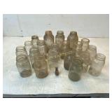 21 Glass Mason and Canning Jars