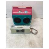 Soundesign AM/FM Cassette Player and 7UP Cooler