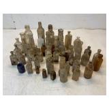 53 Vintage Glass Bottles