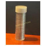 Roll of Buffalo Nickels in Plastic Tube