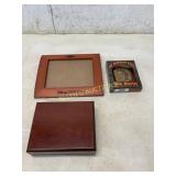 Disney Frame, Wood Box, and Novelty Fire Starter