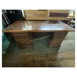 Double Pedestal Wooden Office Desk
