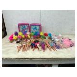 21 Troll Dolls and 13 Barbie Dolls