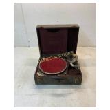 Duratone Portable Hand-Crank Phonograph