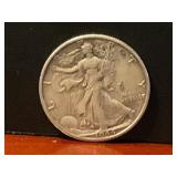 1944 Walking Liberty Silver Half Dollar 90% Silver