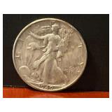 1940 Walking Liberty Silver Half ï¿½Dollar 90% Silve