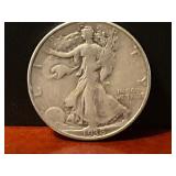 1938 Walking Liberty Silver Half Dollar 90% Silver