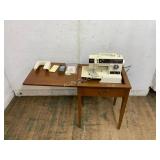 Singer Sewing Machine with Table and Accessories