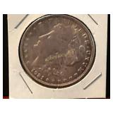 1921 Morgan Silver Dollar, 90% Silver