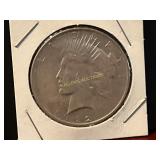 1922 Peace Silver Dollar, 90% Silver