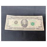 1985 Series $20 Federal Reserve Note
