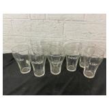 8 Coca-Cola Logo Glass Tumblers