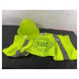 High-Visibility Vest and Hard Hat Set