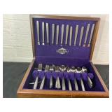 Corsicana Stainless Steel Flatware Set in Chest