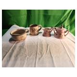 Ceramic Tableware Assortment with Floral Designs