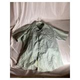 Short-Sleeve Army Green Shirt and Matching Pants