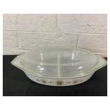 Pyrex Divided Casserole Dish with Lid