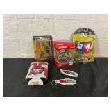NASCAR Memorabilia Lot with Diecasts and Keychains