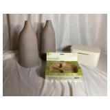 Four Household Items Including Vases