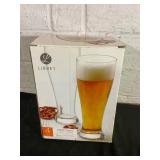 Libbey Midtown 16oz Pilsner Glasses, Set of 4