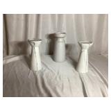 Three Decorative Candle Holders