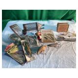 Vintage Fishing Accessories and Lures Lot