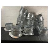 Galvanized Metal Duct Vent Attachments