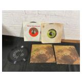Vintage 45 RPM Vinyl Records with Sleeves