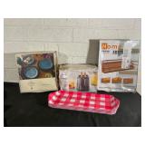 Kitchenware Lot with Home Fryer