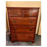 Mahogany Five-Drawer Chest of Drawers