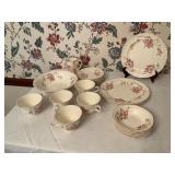Floral Pattern Fine China Dinnerware