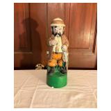 Figural Ceramic Liquor Decanter with Man Motif