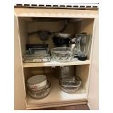 Kitchenware Including Glass Bowls and Cookware