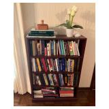 Wooden Bookshelf With Assorted Books