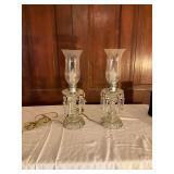 Crystal Table Lamps with Prisms