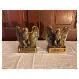 1776 Bald Eagle Brass Bookends