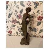 Bronze Sculpture of a Woman by A. de Ranieri