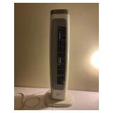 White Tower Fan With Control Panel