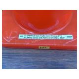 28-Inch Orange PVC Traffic Cone With Reflective Co