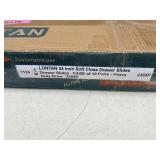 LonTan 24-Inch Drawer Slides Case of 10 Pairs