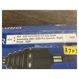 GSP NCV75535 CV Axle Shaft for Kia Spectra