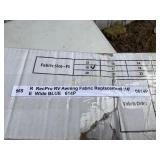 RecPro RV Awning Fabric Replacement 16ï¿½ Blue