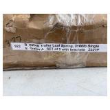 Boxed Trailer Leaf Springs, 3500lb Capacity