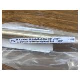 CuVerro 18-Inch Grab Bar with Copper Surface