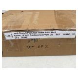 Jack Boss Trailer Roof Vent Covers, Set of 2