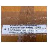 Case of 1000 Disposable 3-Ply Face Masks