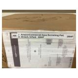 AmazonCommercial 20-Inch Aqua Burnishing Pads, 5-P